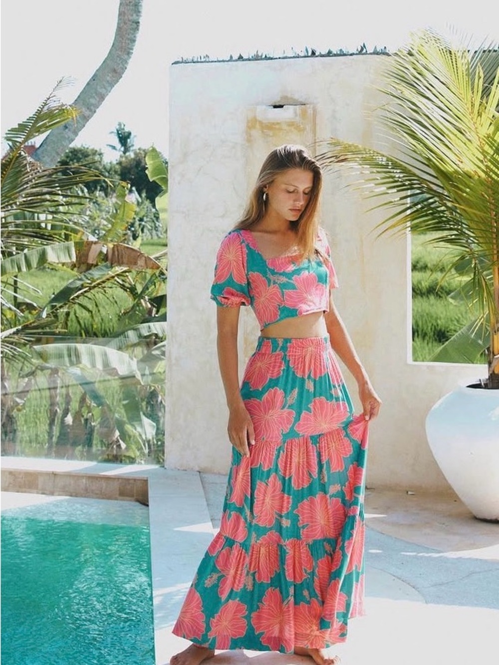 NWT Yireh x Jana Lam Top and Skirt Set, Small